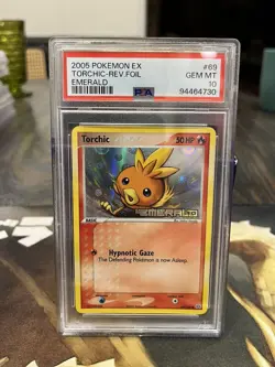 Pokemon Torchic EX Emerald Reverse Holo #69 PSA 10 Pop 18! - Image 1