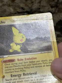 Pokemon TCG Pichu 20/100 Sandstorm Regular Rare 2003 - MP - Image 3