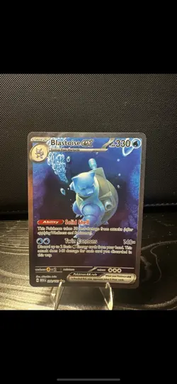 Pokemon TCG Blastoise ex #200/165 Scarlet & Violet 151 Special Illustration Rare - Image 1