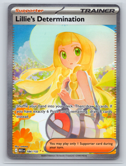 Pokemon Lillie's Determination 184 Special Illustration Rare Mega Evolution - Image 1