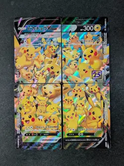2021 Pokemon PIKACHU V-UNION 25th Anniversary Collection S8a Holo Japanese Lots - Image 1