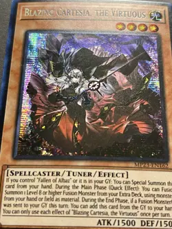 3x Blazing Cartesia, The Virtuous | MP23-EN162 | Prismatic Secret Rare | YuGiOh! - Image 2