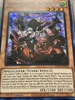 3x Blazing Cartesia, The Virtuous | MP23-EN162 | Prismatic Secret Rare | YuGiOh! - Image 4