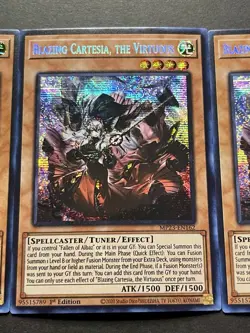 3x Blazing Cartesia, The Virtuous | MP23-EN162 | Prismatic Secret Rare | YuGiOh! - Image 5