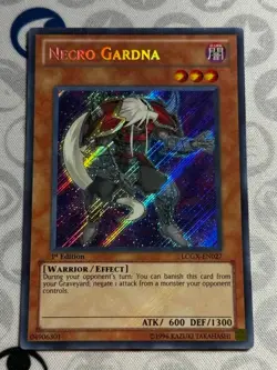 Necro Gardna - 1st Edition - LCGX-EN027 - Secret Rare (NM) - Yugioh - Image 1
