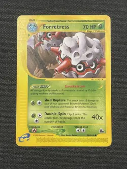 Pokemon Forretress 56/144 Skyridge E-Reader Card LP Light Play Condition - Image 1