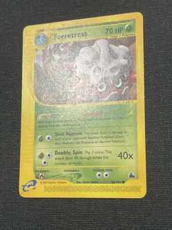Pokemon Forretress 56/144 Skyridge E-Reader Card LP Light Play Condition - Image 3