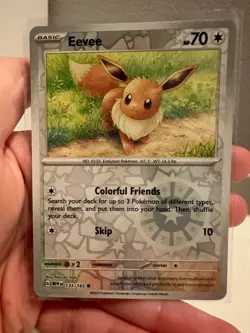 Eevee 133/165 Reverse Holo Pokemon TCG: 151 Card Pokemon NM 313#281 - Image 3