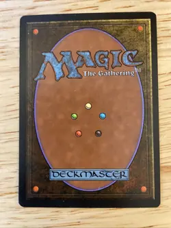 Magic the Gathering 1994 Scrubland Revised Edition Dual Land Card - Image 2