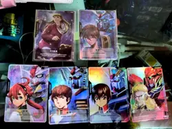 Gundam Card Game Chinese Resource Tokens RP Promo Holofoil set of 6 Combo - Image 1