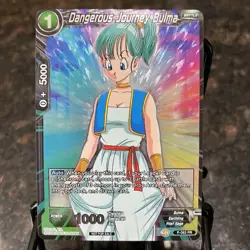 Dangerous Journey Bulma P-083 Promo Foil Dragon Ball Super Card Game | NM - Image 1