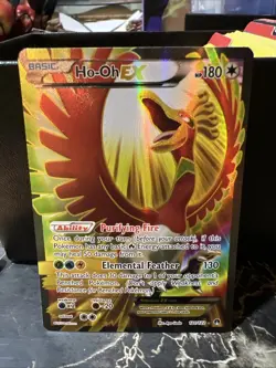 Pokemon TCG Breakpoint Ho-Oh EX Full Art Ultra Rare Holo Card 121/122 - Image 1