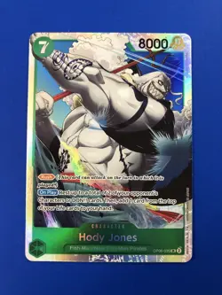 One Piece OP06-035 (Hody Jones) English SR Super Rare CCG CARD EN Wings Captain - Image 2