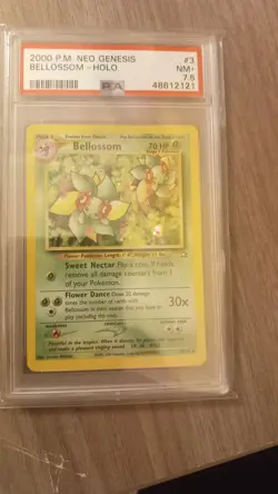 bellossom 3/111 1st edition Holo Graded, With Some Free Pokemon Cards - Image 2