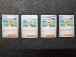 ‼(4 cards) Playset - Lillie's Determination 119/132 Me01 Mega Evolution Pokemon - Image 1