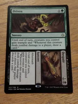 Driven / Despair - Hour of Devastation Magic the Gathering MTG Single Card Nice! - Image 1