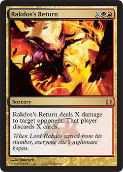 MTG Magic - Rakdos's Return - Return to Ravnica - Mythic Rare - NM - Image 1
