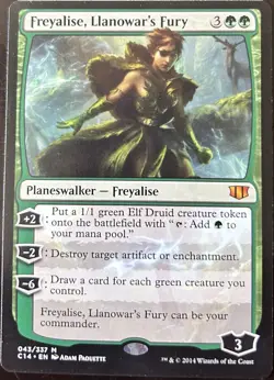 Freyalise, Llanowar's Fury Commander 2014 Regular - Image 1