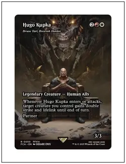 1x Hugo Kupka - Bruse Tarl, Boorish Herder, Final Fantasy, Magic MTG NM - Image 1