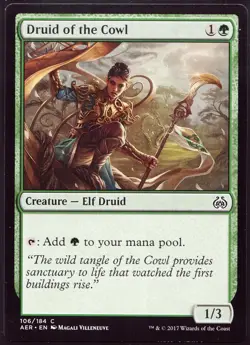 Druid of the Cowl - 106 Regular not foil MTG AER - Image 1