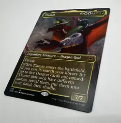 MTG - Adventures in the Forgotten Realms - Tiamat - Borderless NON-FOIL (NM) - Image 4