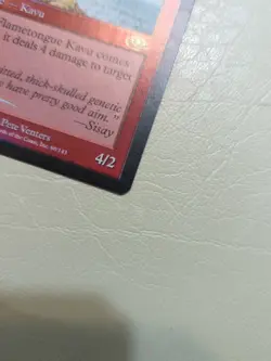 MTG Flametongue Kavu FOIL Planeshift Never Played - Image 2