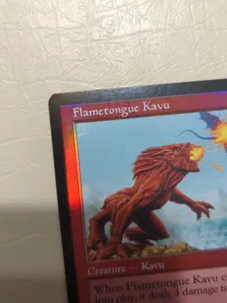 MTG Flametongue Kavu FOIL Planeshift Never Played - Image 4