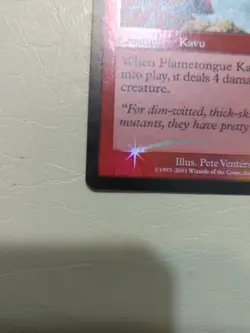 MTG Flametongue Kavu FOIL Planeshift Never Played - Image 5