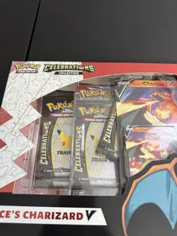Pokemon TCG Celebrations Collection Lance’s Charizard V Box BRAND NEW SEALED - Image 2