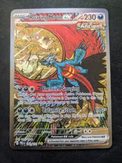 Roaring Moon EX 162/131 Pokemon Prismatic Evolutions Special Illustration Rare - Image 1