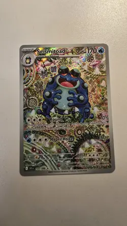 Pokemon TCG Seismitoad Illustration Rare Black Bolt 105/086 English - Image 1