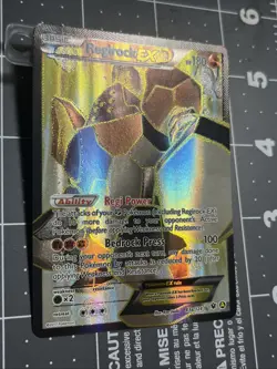 Pokemon Regirock EX 43a/124 XY Collection Alternate Art Full Art Holo LP - Image 2