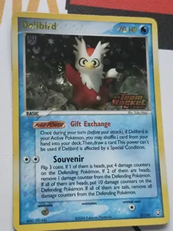 Delibird Reverse Holo Stamp 21/109 ex Team Rocket Returns 2004 NM Pokemon - Image 1