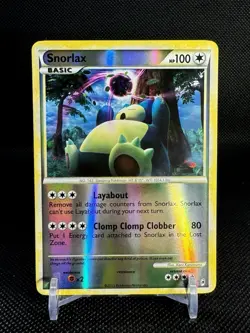 2011 POKEMON SNORLAX REVERSE HOLO 33/95 CALL OF LEGENDS NM - Image 1