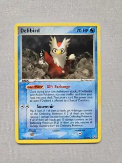 Pokemon TCG Delibird Team Rocket Returns 21/109 Rare 2004 - Image 1