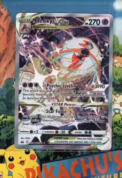 Pokemon TCG Deoxys VSTAR GG46/GG70 Crown Zenith Galarian Gallery Holo Rare NM - Image 1