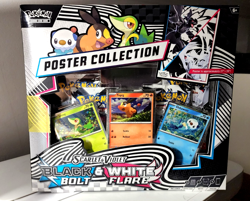NEW!!! Pokemon TCG Scarlet & Violet White Flare Black Bolt Poster Collection - Image 1