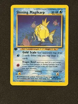 Pokemon Shining Magikarp Neo Revelation 1st Edition Holo LP+ - Image 1