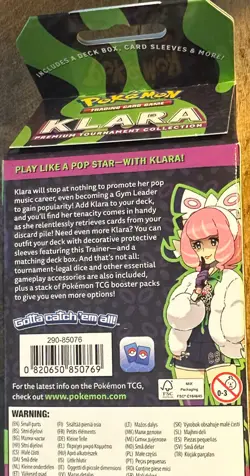 Pokemon TCG: Klara Premium Tournament Collection Box new in hand - Image 2