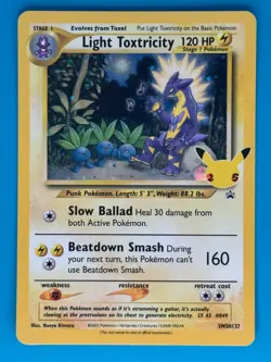 Pokemon - Light Toxtricity SWSH137 (PROMO) *Lightly Played - LP* - Image 1