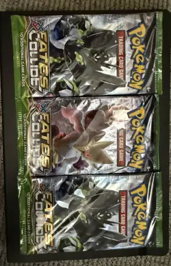 3x Pokemon XY Fates Collide Booster Packs Sealed Brand New - Image 1