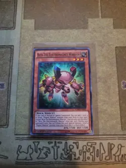 YUGIOH BETA THE ELECTROMAGNET WARRIOR SDMY-EN002 SUPER 1ST ED VLP - Image 1