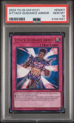 YU-GI-OH! Attack Guidance Armor KC01 PSA 10 Kaiba Briefcase - Image 1