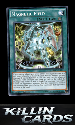 1st Edition Magnetic Field SDMY-EN024 Common Structure Deck: Yugi Muto YuGiOh Ca - Image 1