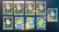 Pikachu VMAX & V & Full Art Pokemon Celebrations 25th anniversary 9 Card Lot NM - Image 1