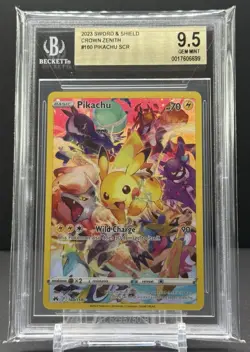 Pikachu 160/159 - Crown Zenith - Graded Pokemon Card - BGS 9.5 - Image 1