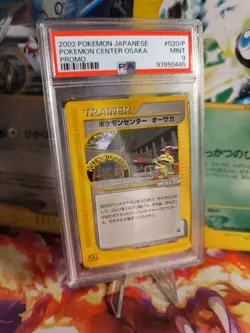 Pokemon Card Pokemon Center Osaka Promo Meowth E Series Black Star Japan PSA 9 - Image 1