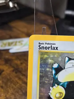 #3 NO SYMBOL ERROR Snorlax 11/64 Jungle 1999 Holo WOTC Pokemon Card TCG MP - Image 2