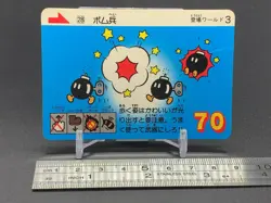 Bob-omb 28 03 Super Mario Bros 3 Card TGC Nintendo Bandai 1989 Japanese - Image 2