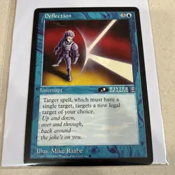 MTG Magic The Gathering - Deflection - Oversized 6x9 Winter Season Promo Card - Image 1